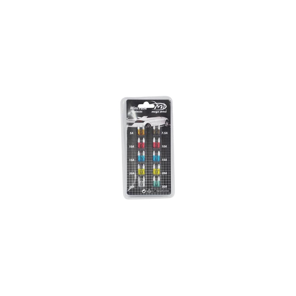 MINISIGURANTE FUZIBILE PLATE 10 BUC BLISTER Mega Drive 44029