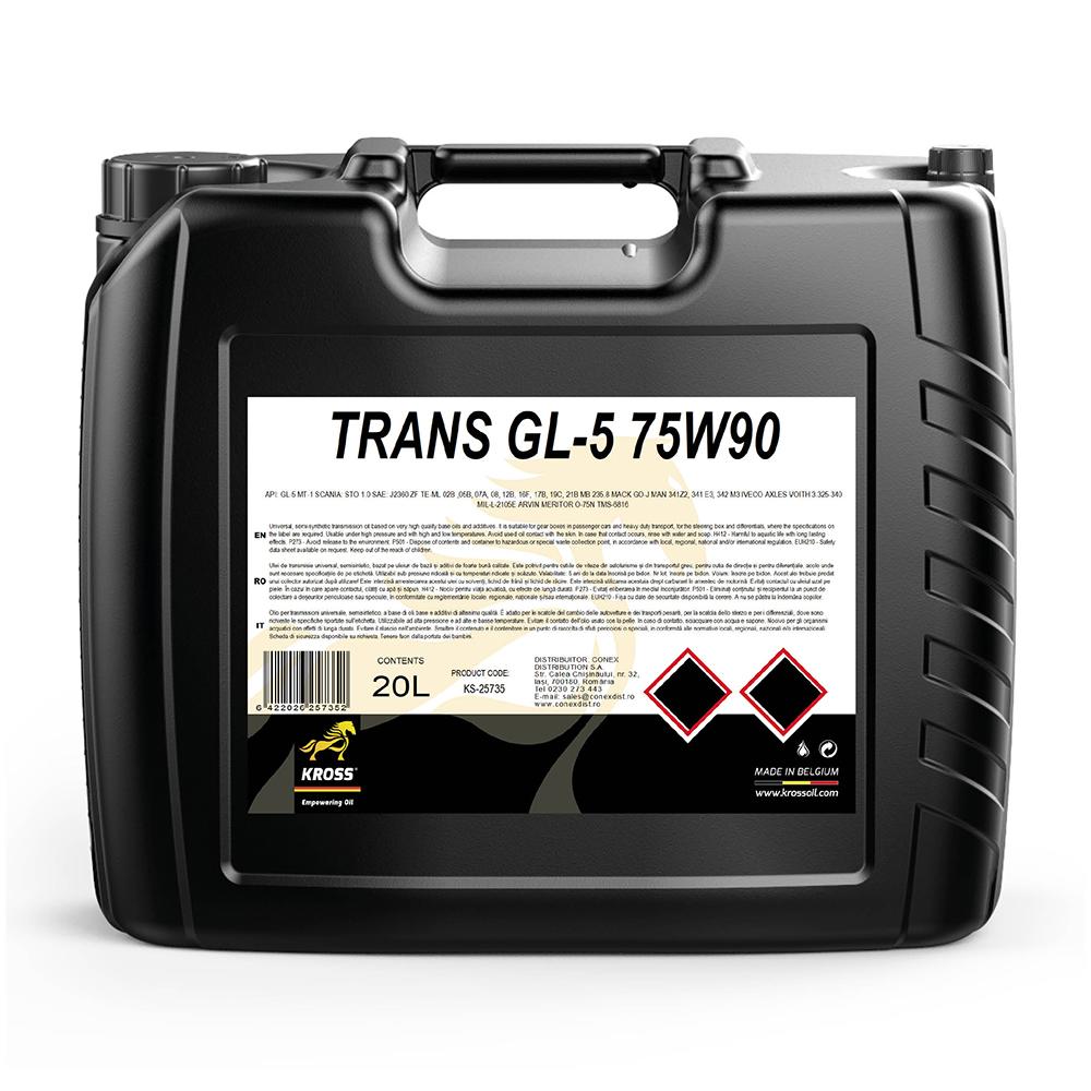 TRANS GL-5 75W90 - 20L Kross SN40071-KS-25735