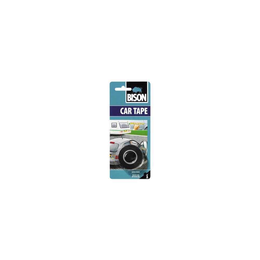 BANDA DUBLU ADEZIVA PENTRU AUTO 19MM X 1.5 M Bison 400030