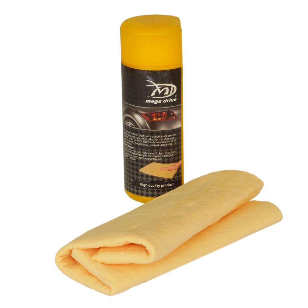LAVETA PIELE SINTETICA CHAMOIS 64x43CM Mega Drive 05287
