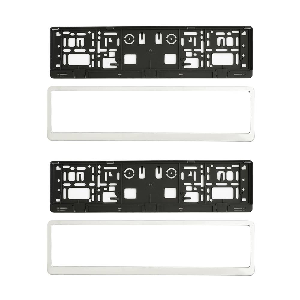 SUPORT NUMAR INMATRICULARE CROMAT SET 2 BUC Mega Drive 45192