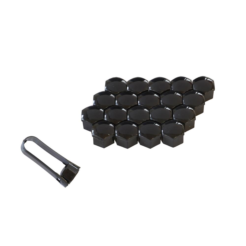 CAPAC PREZOANE 21 MM NEGRU SET 20 BUC+CLESTE Mega Drive 45258