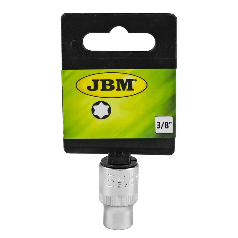 TUBULARA TORX CROMATA 3/8` E14 Jbm 13333