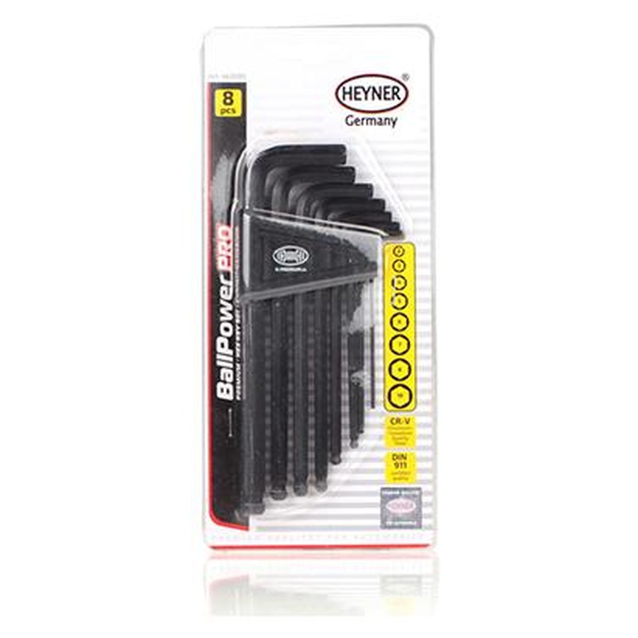 SET CHEI HEXAGONALE 8 PIESE CU CAP ROTUND