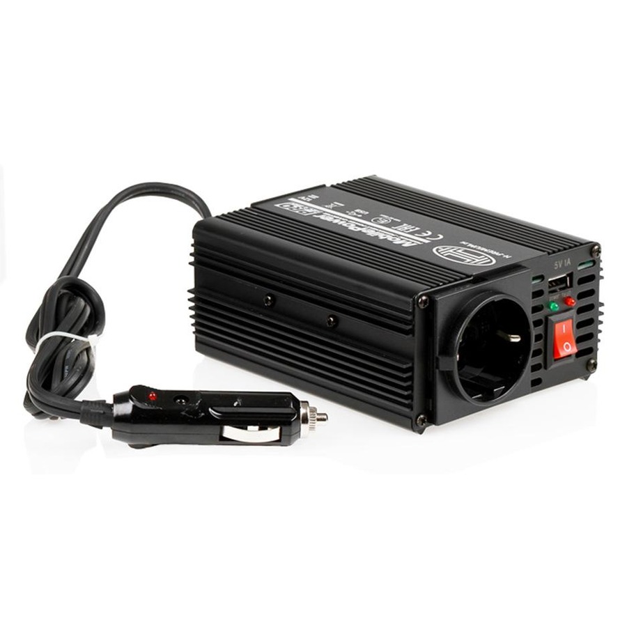 INVERTOR DE TENSIUNE HEYNER PREMIUM PRO 150-300W ALIMENTARE 12V IESIRE 230V CU USB