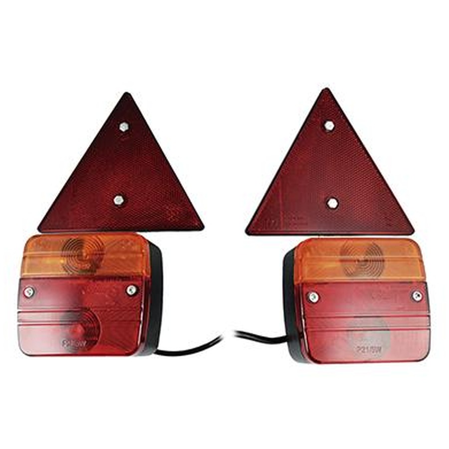 KIT MAGNETIC LAMPI REMORCA CU CABLU LUNG DE 7M. CABLU INTRE LAMP JBM