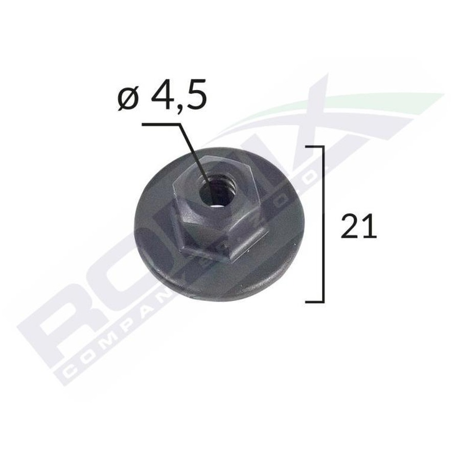 PIULITA BMW MERCEDES MINI VW OPEL - NEGRU 21MM SET 10 BUC