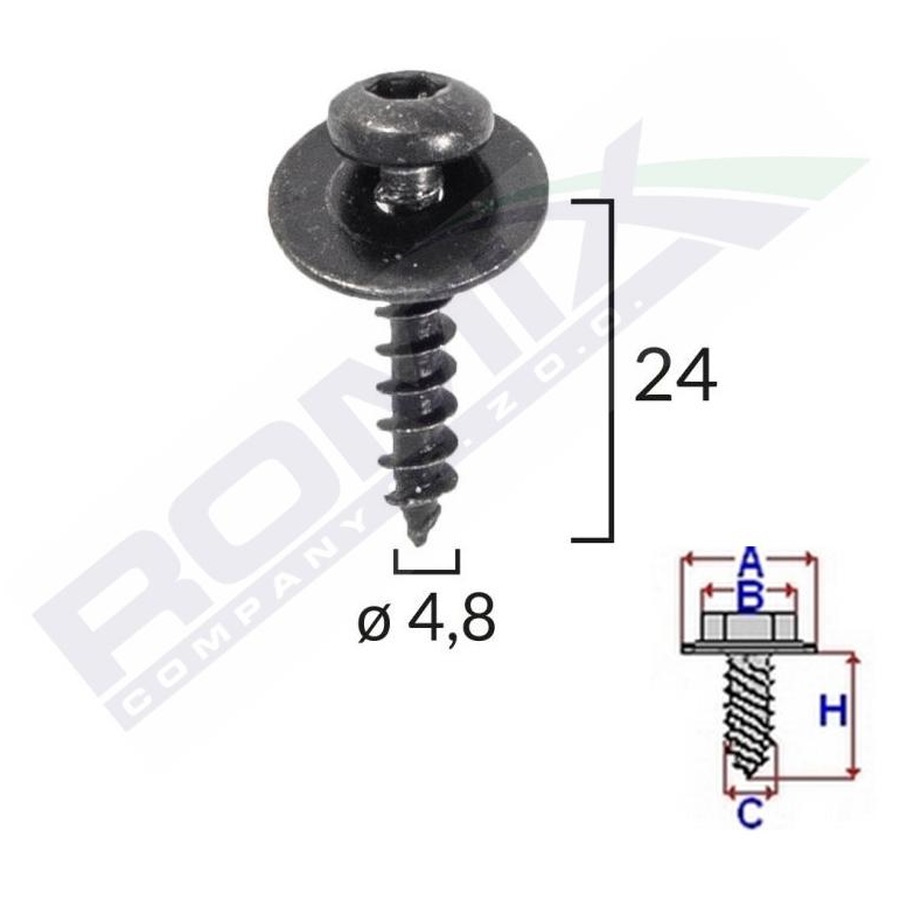 SURUB CAPAC MOTOR PENTRU RENAULT SET 10 BUC